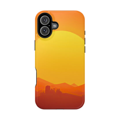 Wireless-Charging Compatible Case – Desert Sunrise