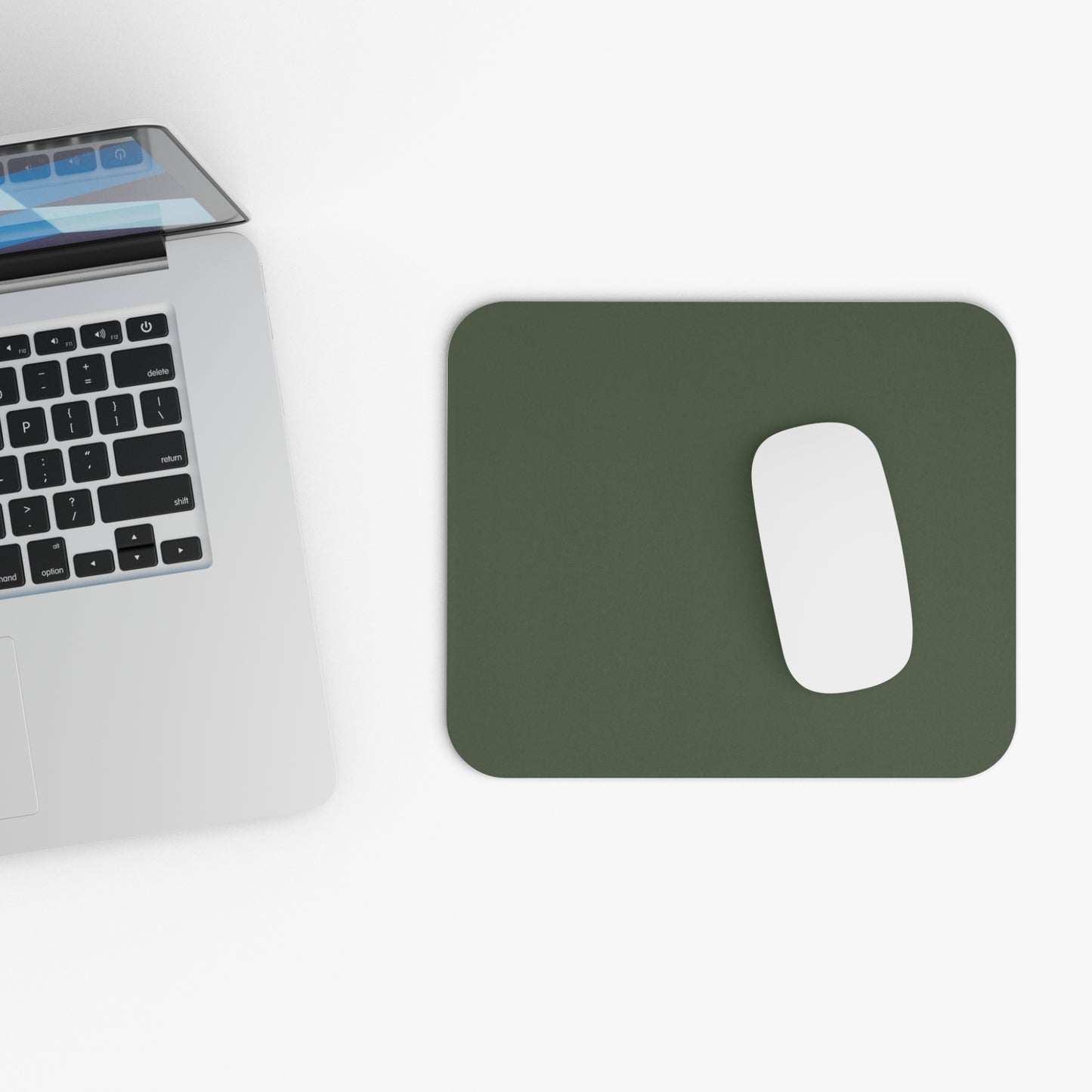Rectangle Mouse Pad – Cabin Green