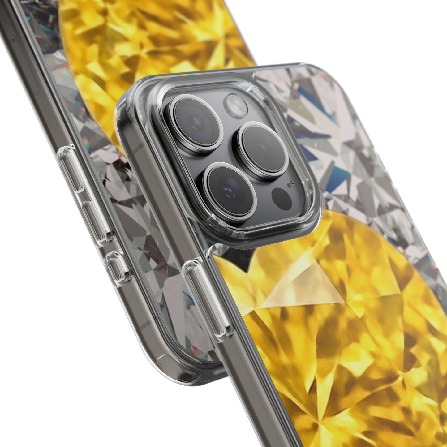 Clear Phone Case – Heart of Gold