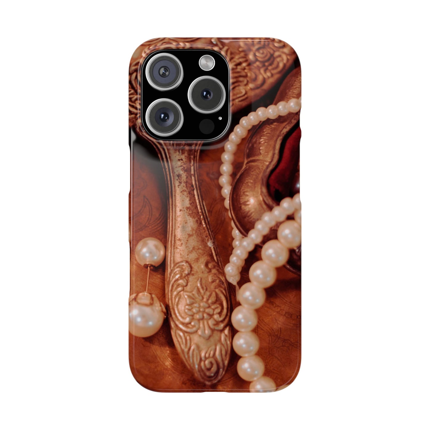 Snap Phone Case – Bronze Vanity
