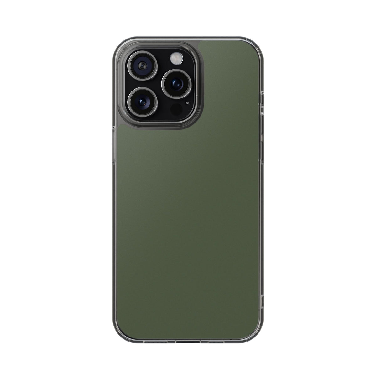 Clear Magnetic Phone Case – Cabin Green – Compatible with iPhone 13–16 Series