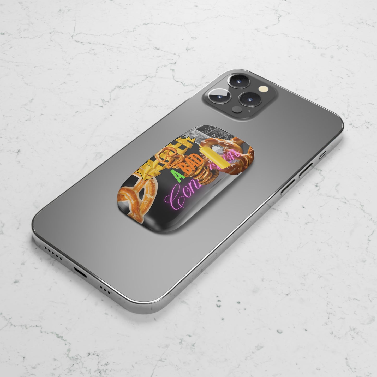 Phone Grip – Never a Bad Connection Pretzel Stack