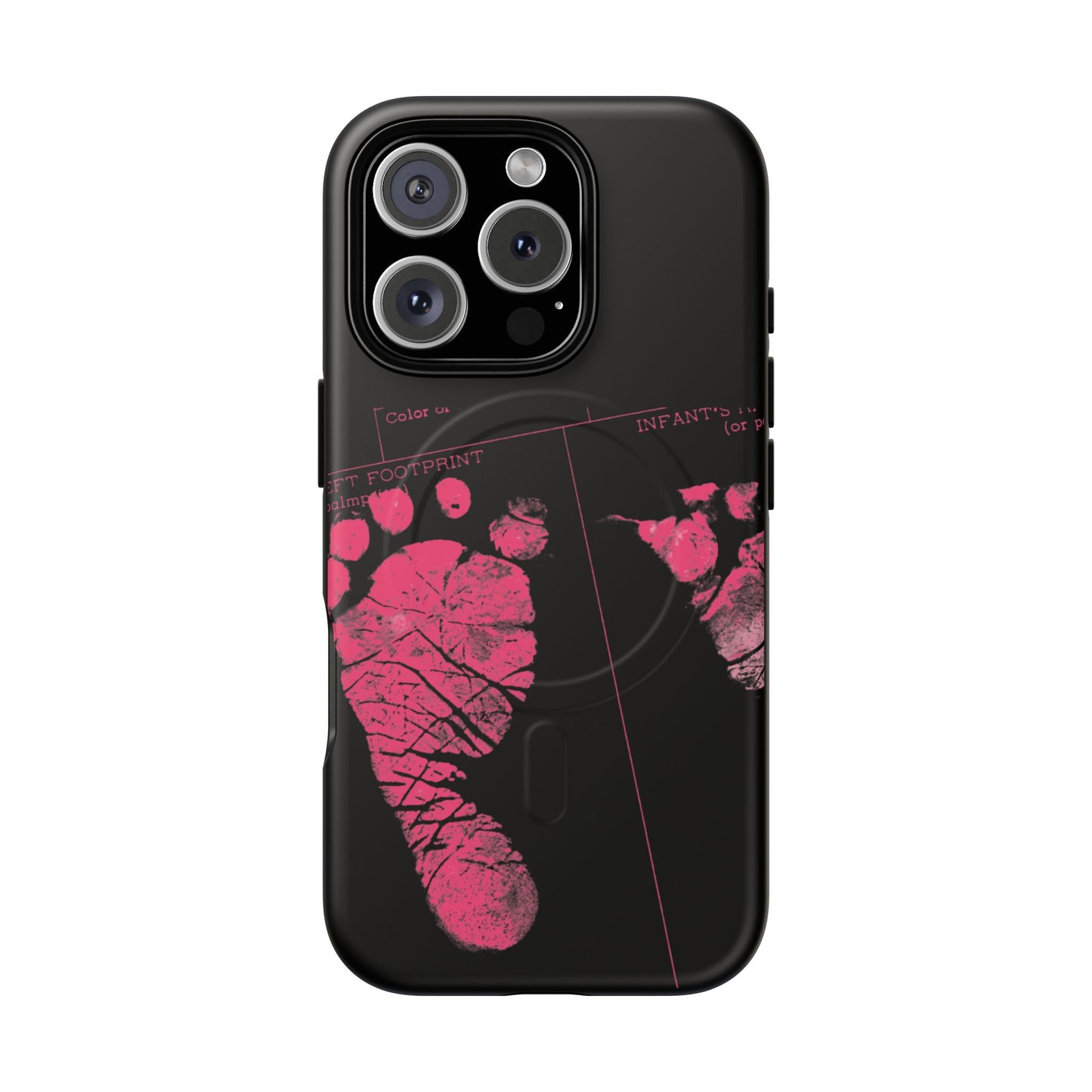 Protective Magnetic Phone Case – Mom’s Little Pink Footprints