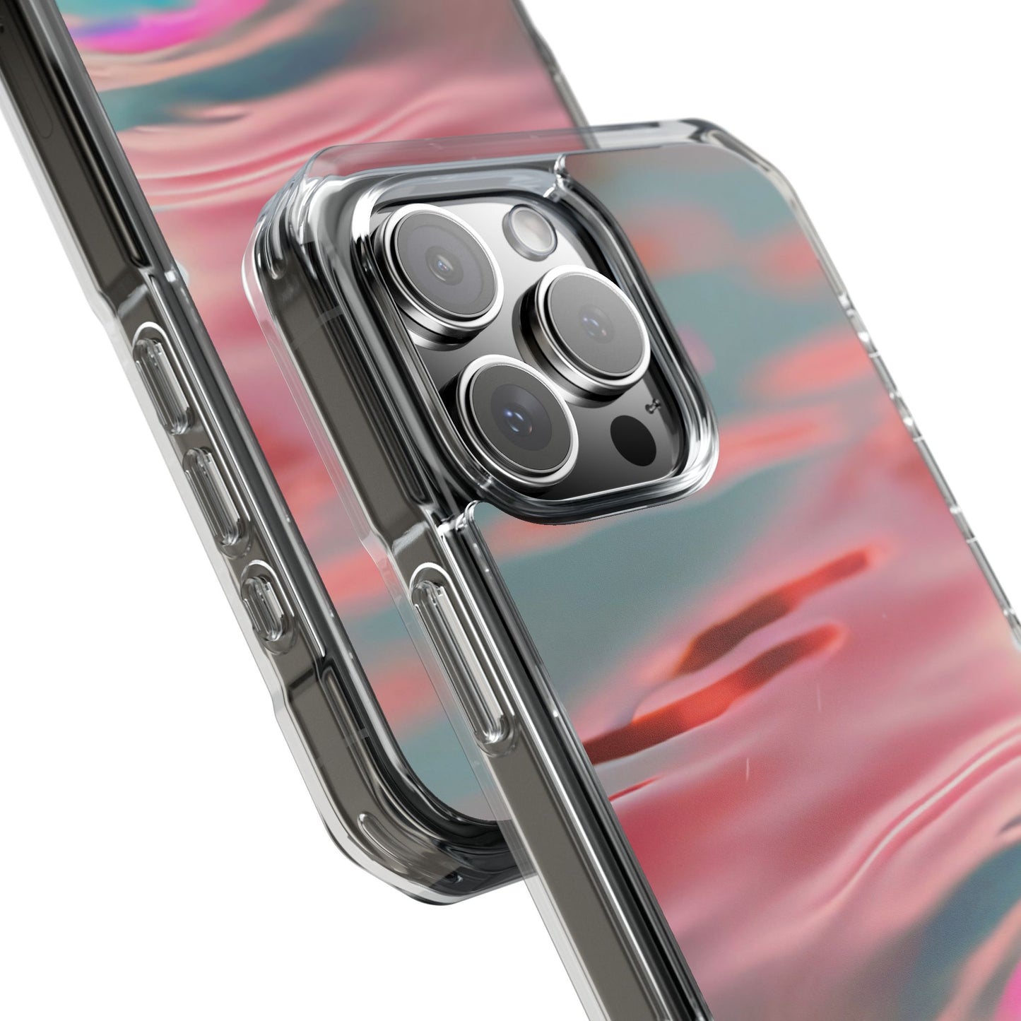 Clear Magnetic Phone Case – Liquid Sunset