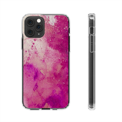 Clear Phone Case – Spilled Wine
