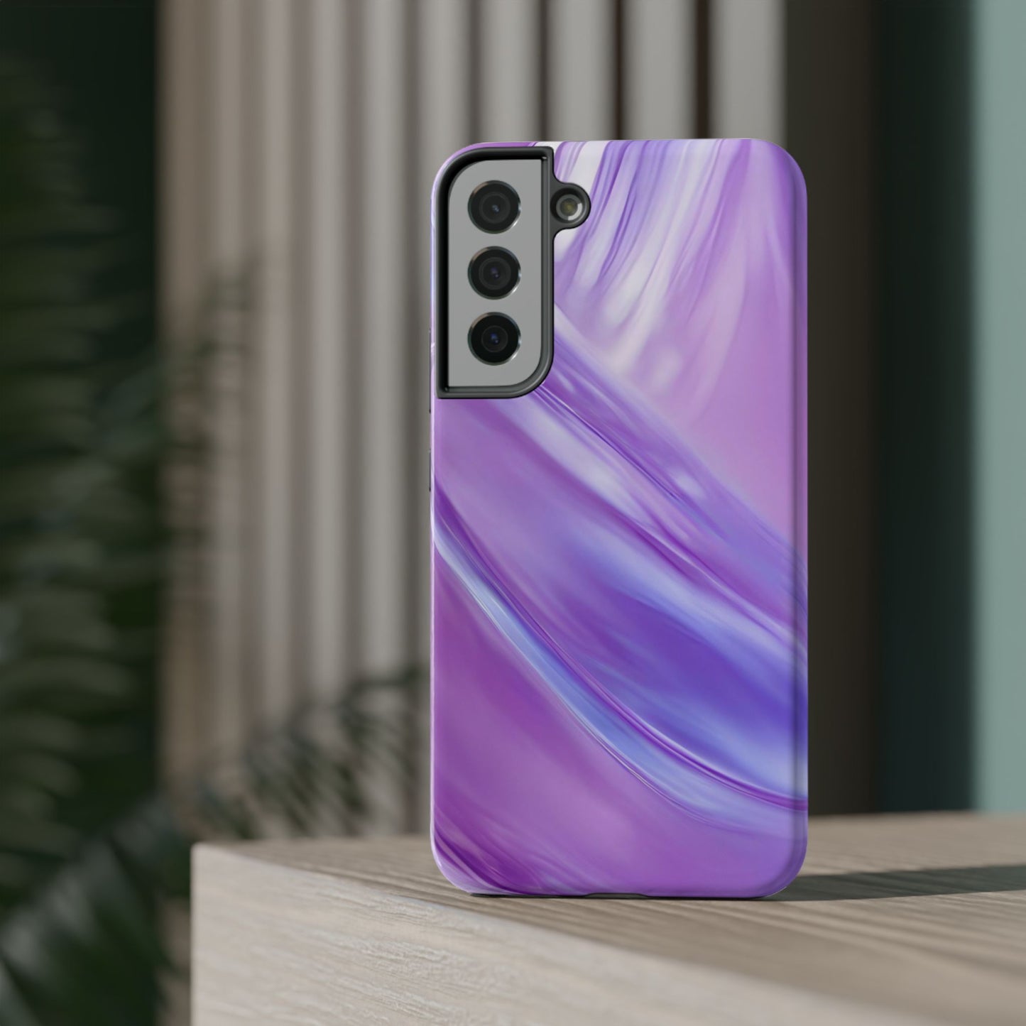 Impact-Resistant Phone Case – Lavender Wave
