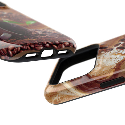 Impact-Resistant Phone Case – Love at First Sip – Compatible with iPhone 11–17 & Samsung Galaxy S22–S26 Series