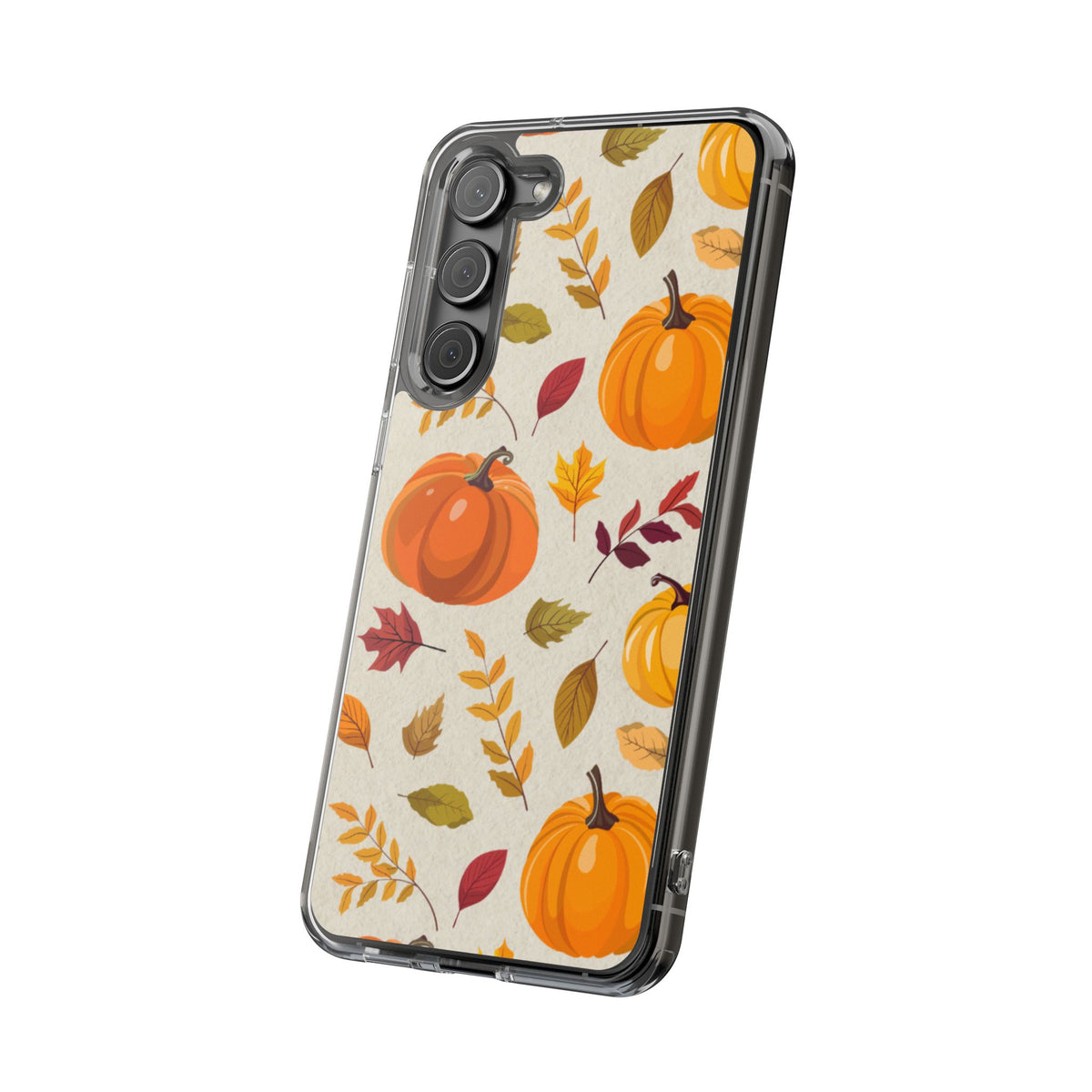 Clear Phone Case – Falling for Pumpkin