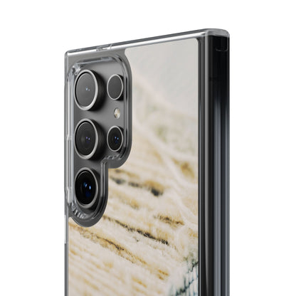 Clear Phone Case – Woven Warmth