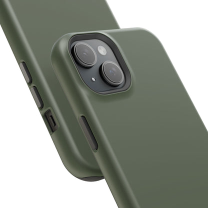 Wireless-Charging Compatible Case – Cabin Green – Compatible with iPhone 13–17 & Samsung Galaxy S25–S26 Series