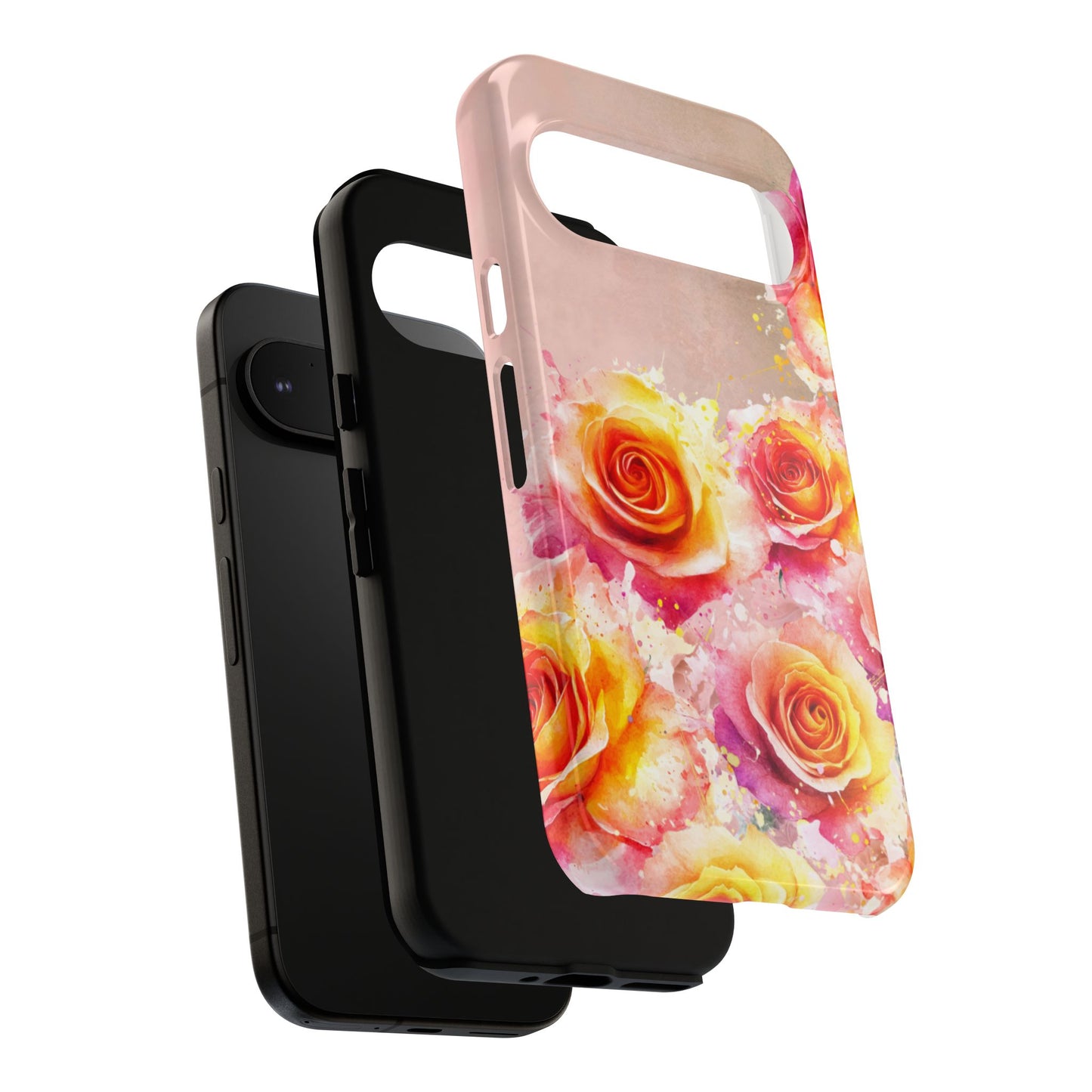 Protective Phone Case – Sunset Roses