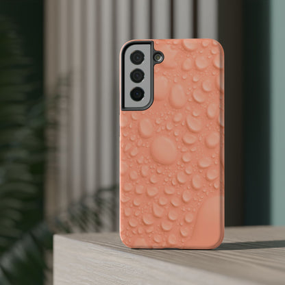 Impact-Resistant Phone Case – Apricot Rain