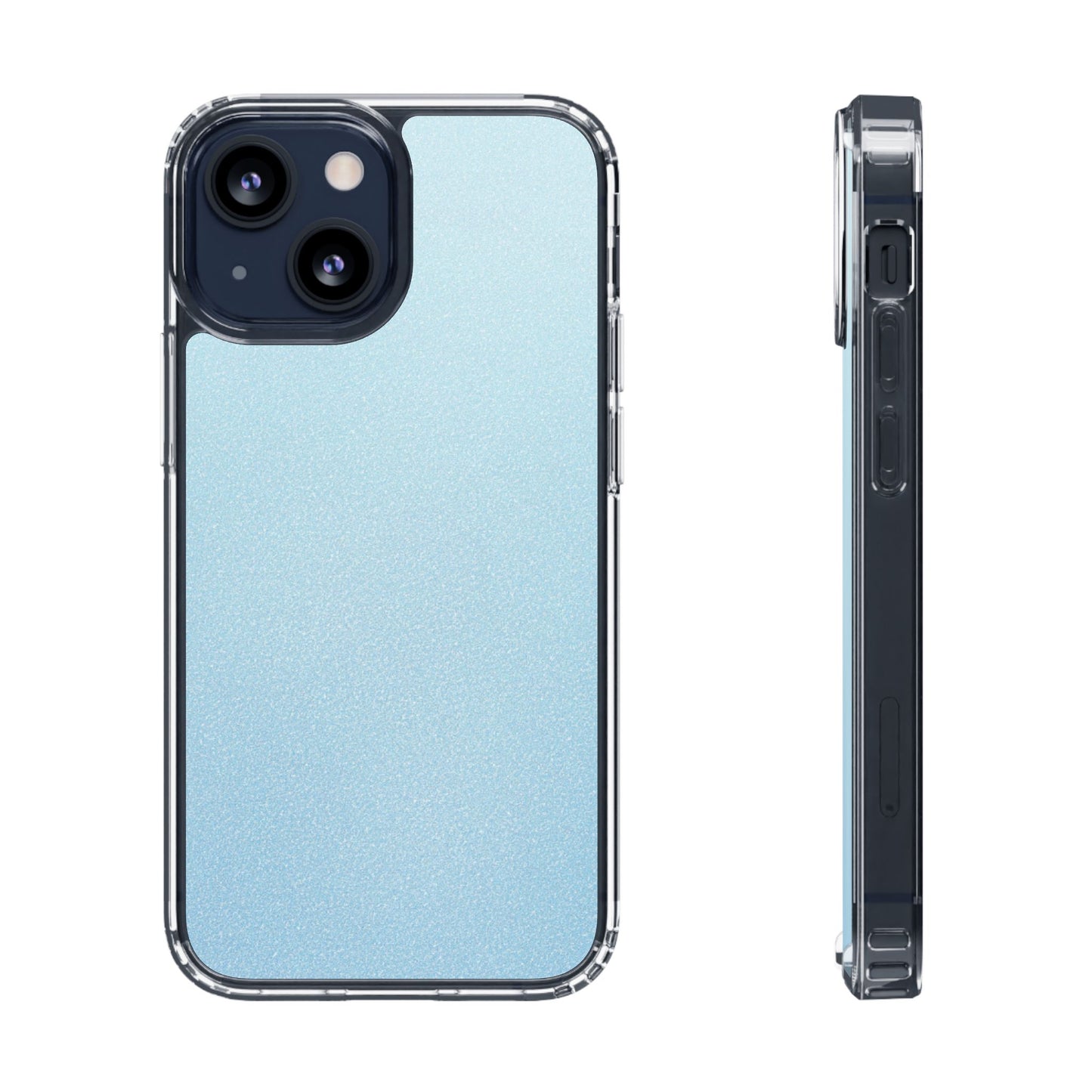 Clear Phone Case – Blue Whisper