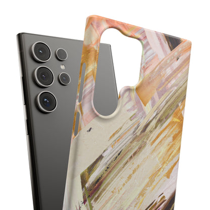 Snap Phone Case – Brush & Bronze