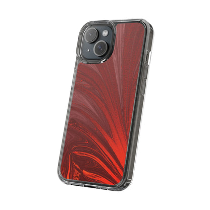 Clear Phone Case – Crimson Current