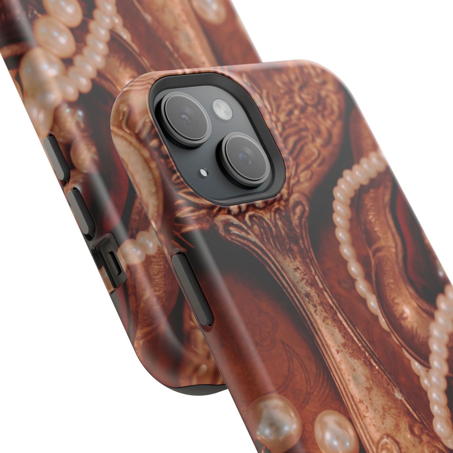 Impact-Resistant Phone Case – Bronze Vanity