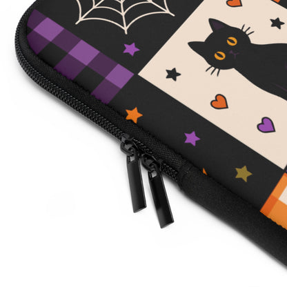 Neoprene Laptop Sleeve – Spooky Patchwork