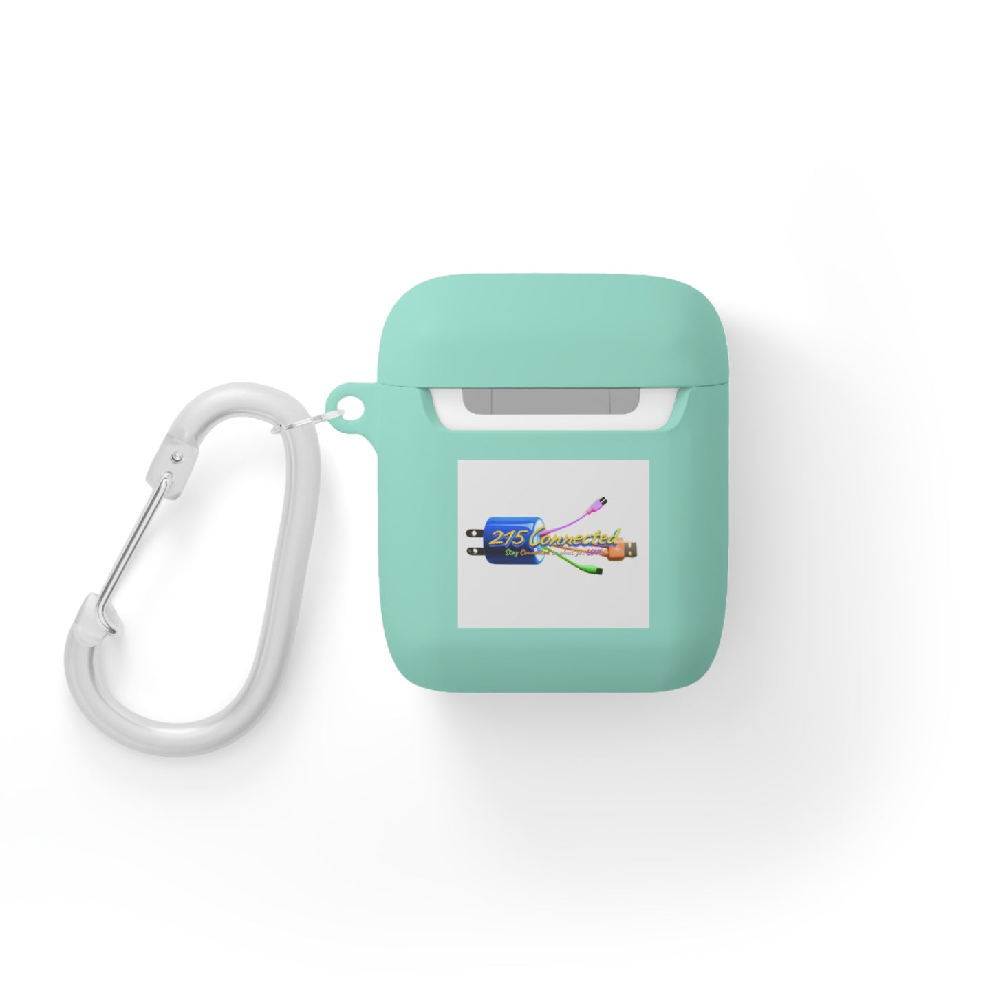 Wireless Earbud Case Cover – Pigeon Design Slim Drop Protection with Carabiner Clip