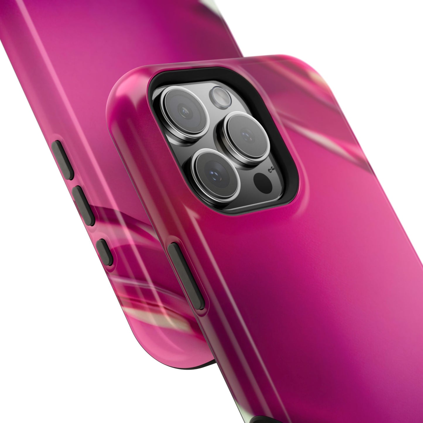 Impact-Resistant Phone Case – Magenta Motion