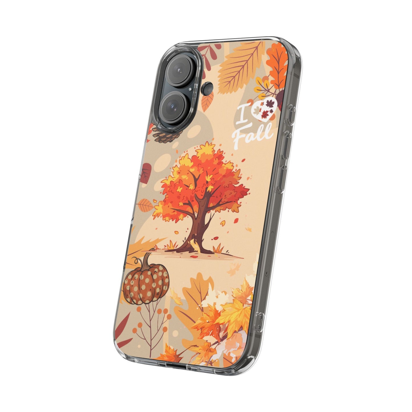 Clear Phone Case – Fall in Love