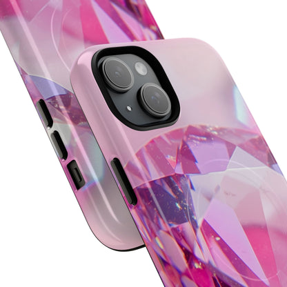 Protective Magnetic Phone Case – Pink Ice