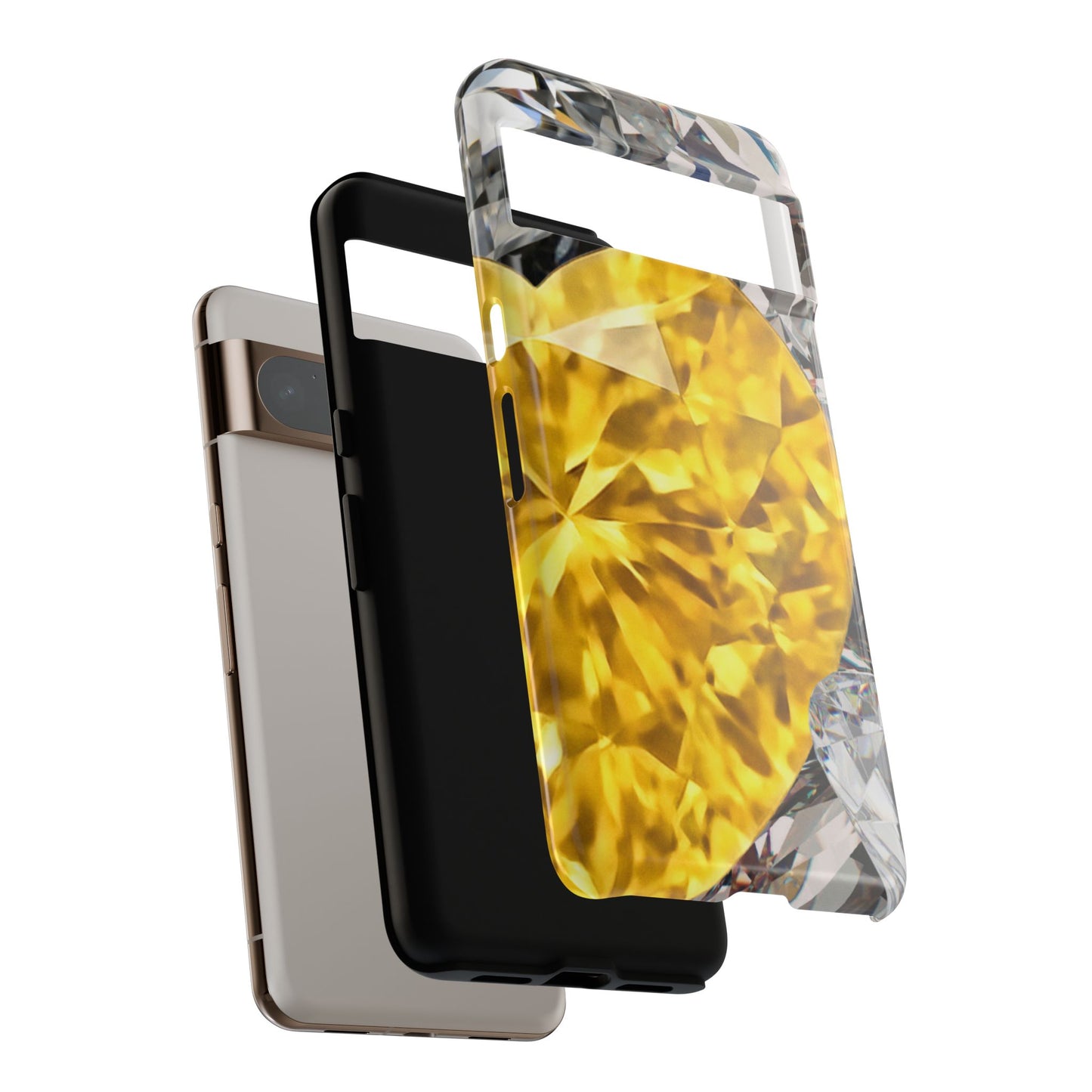 Protective Phone Case – Heart of Gold