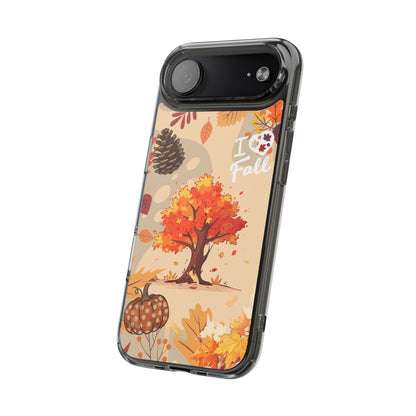 Clear Phone Case – Fall in Love