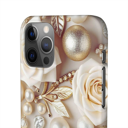 Snap Phone Case – Ivory Opulence