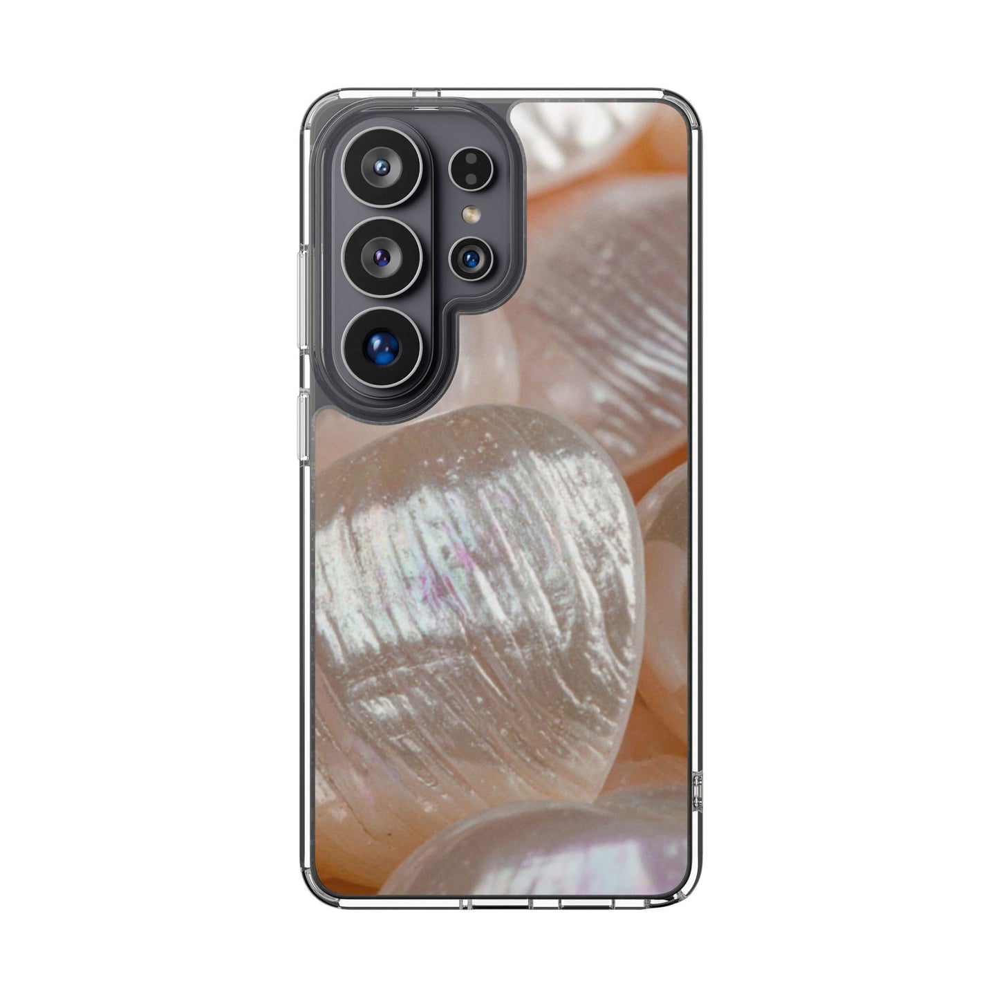 Clear Phone Case – Blush Pearl