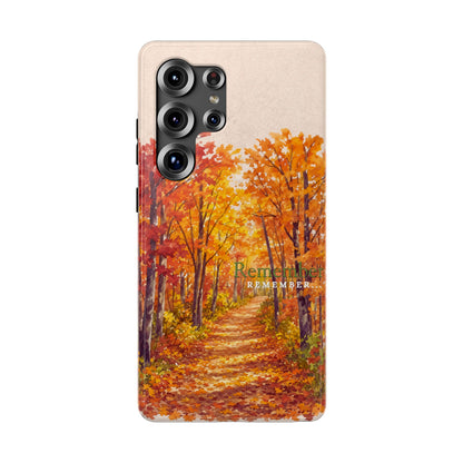 Impact-Resistant Phone Case – Autumn Remembered – Compatible with iPhone 11–17 & Samsung Galaxy S22–S26 Series
