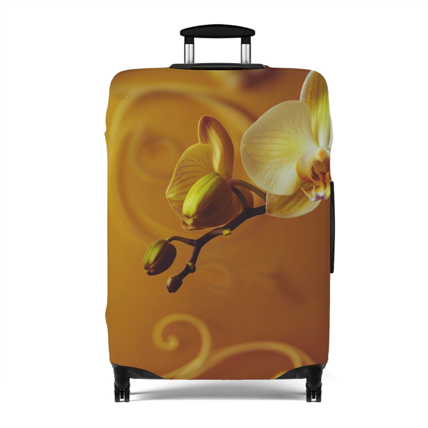 Luggage Cover – Amber Orchid