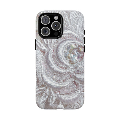 Protective Magnetic Phone Case – Lace Veil