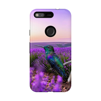 Protective Phone Case – Hummingbird Reverie