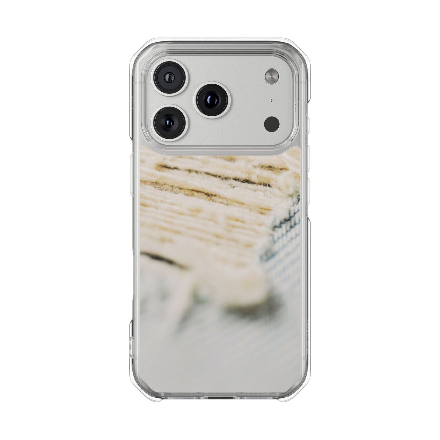 Clear Magnetic Phone Case – Woven Warmth