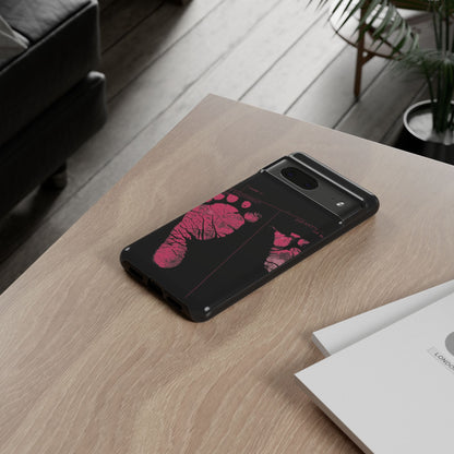 Protective Phone Case – Mom’s Little Pink Footprints
