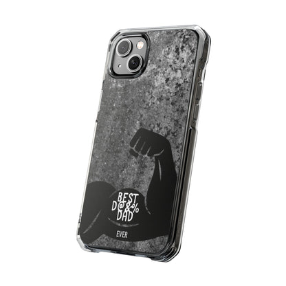 Clear Magnetic Phone Case – Best Dad Ever