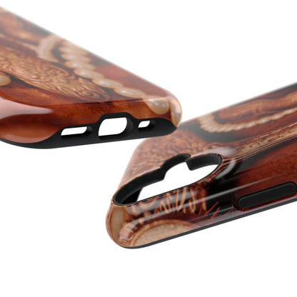Impact-Resistant Phone Case – Bronze Vanity