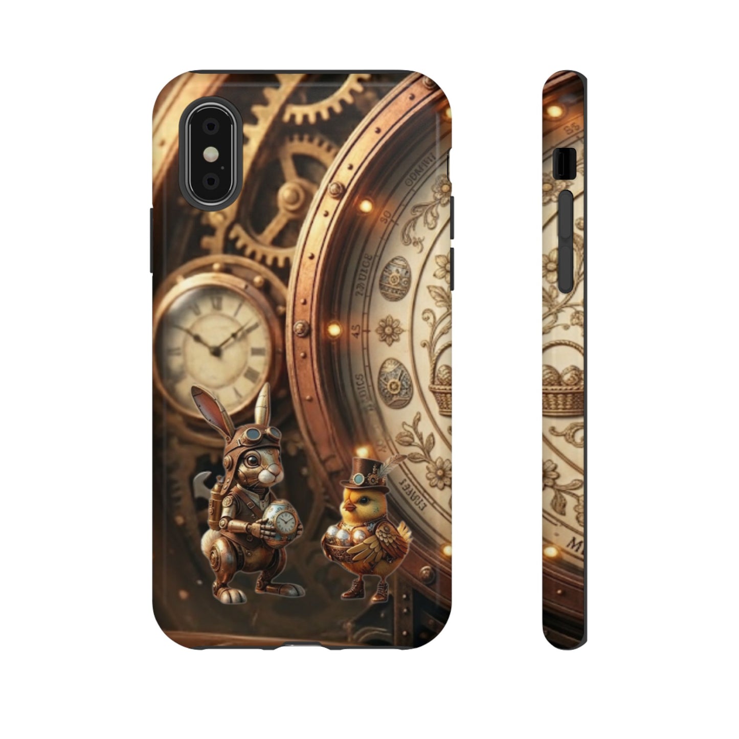 Protective Phone Case – Clockwork Cottontail