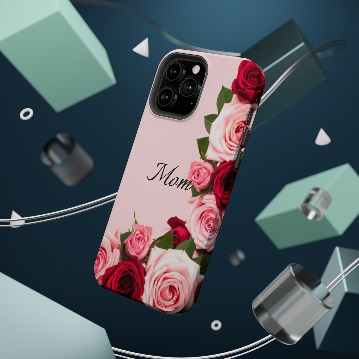 Wireless-Charging Compatible Case – Mom’s Rose Bouquet