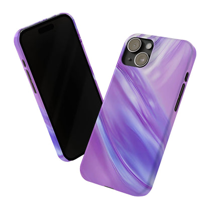 Slim Phone Case – Lavender Wave