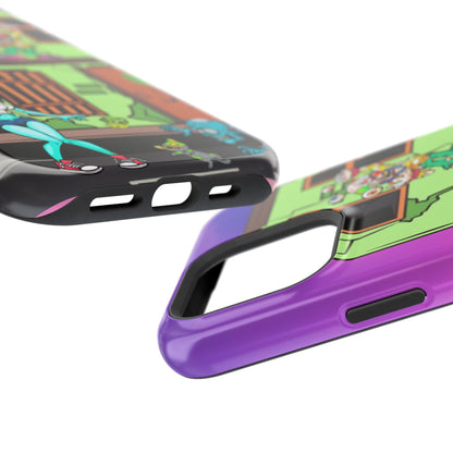 Zombie Arcade Phone Case — Colorful Cartoon Horror Impact-Resistant iPhone Cover
