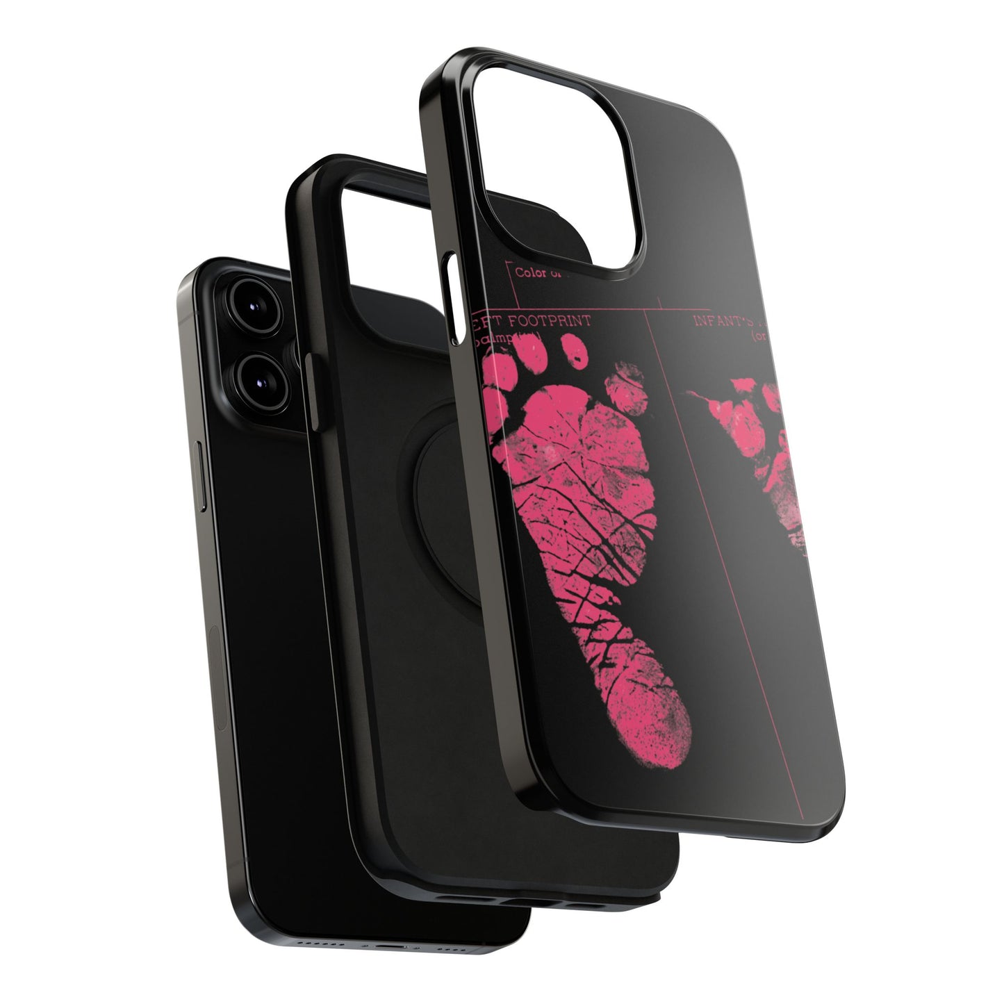 Wireless-Charging Compatible Case – Mom’s Little Pink Footprints