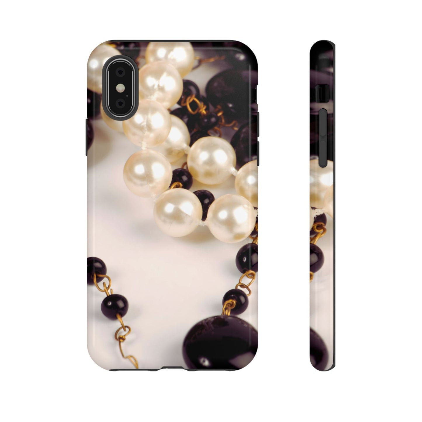 Protective Phone Case – Noir Pearl