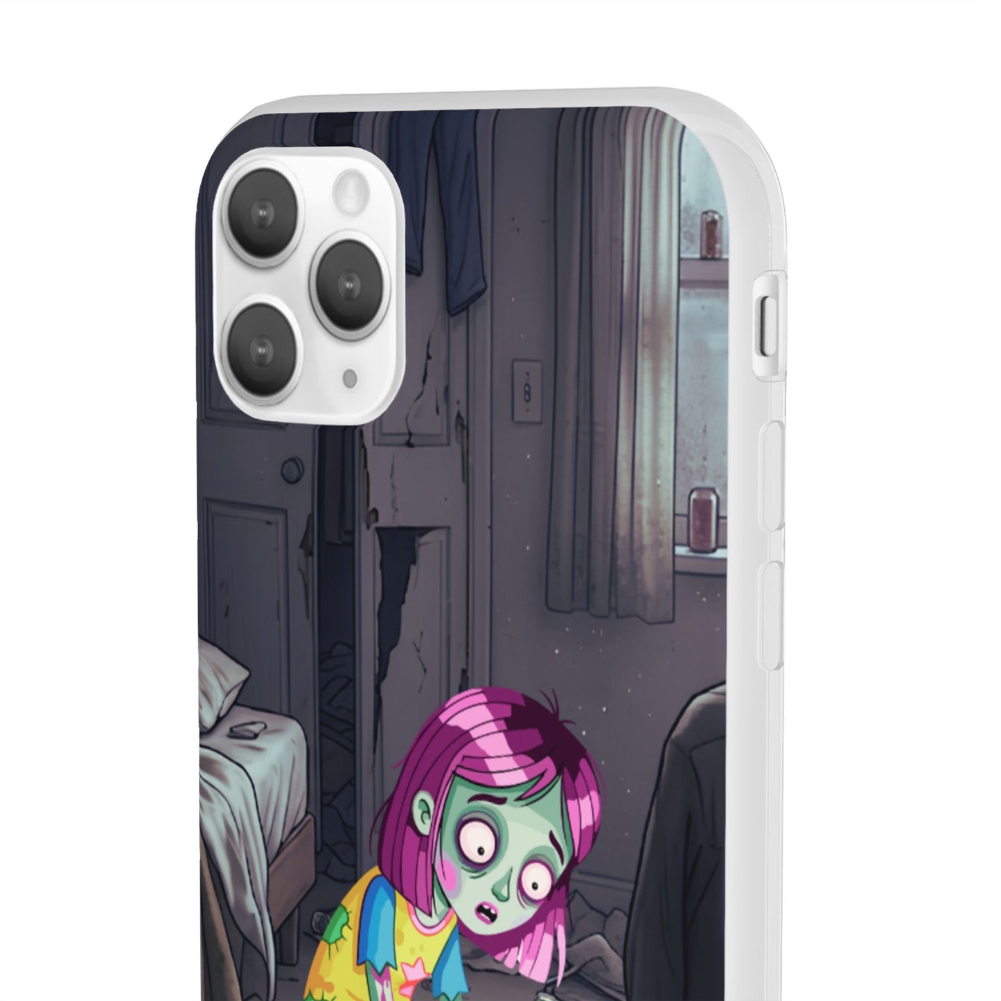 Zombie Girl Phone Case — Cute Creepy Cartoon Phone Cover
