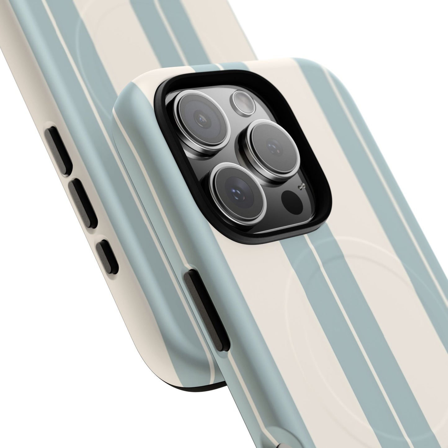 Protective Magnetic Phone Case - Coastal Stripe