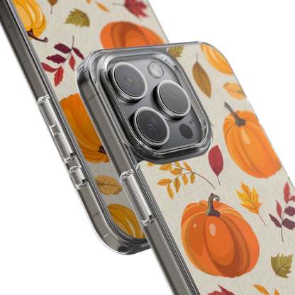 Clear Phone Case – Falling for Pumpkin