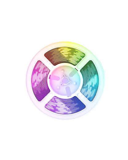 50ft Bluetooth LED Strip Lights - Music Sync, Color-Changing, App & Remote Controlled