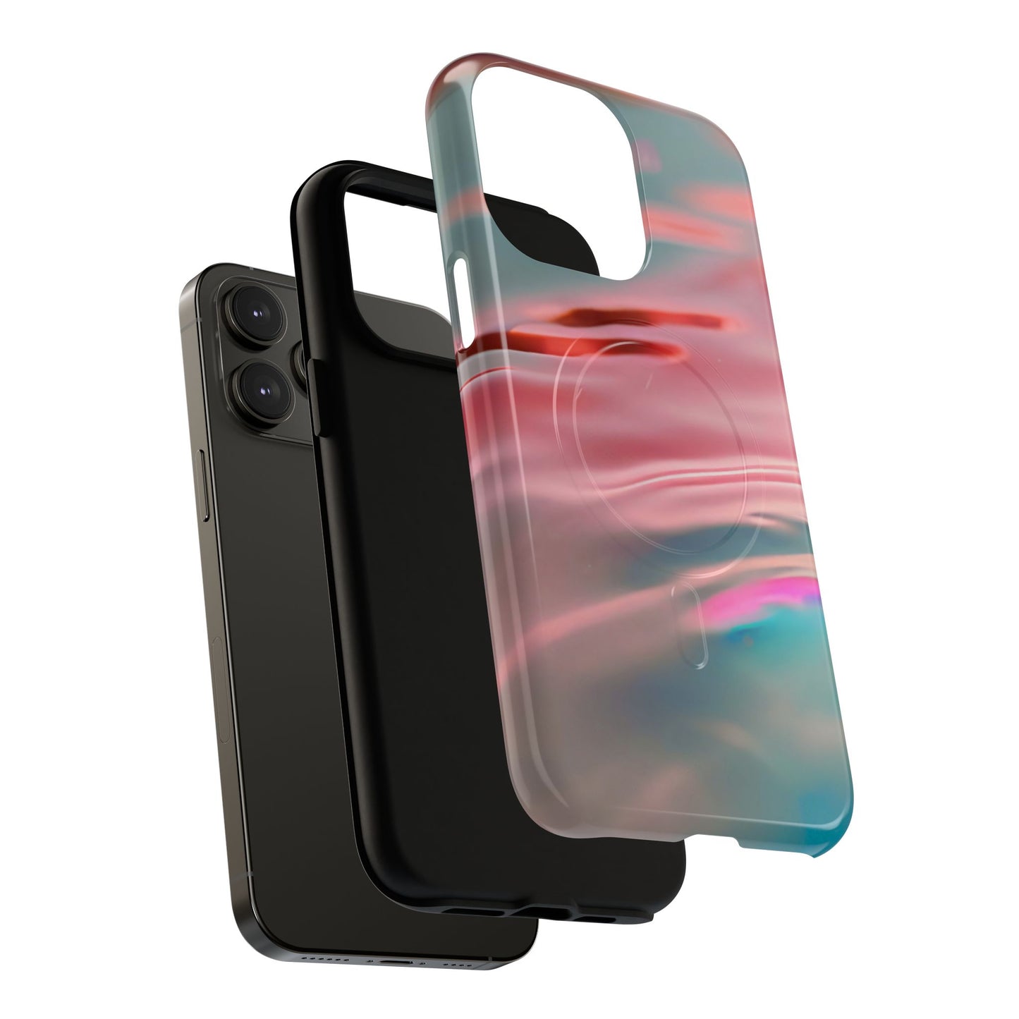 Protective Magnetic Phone Case – Liquid Sunset