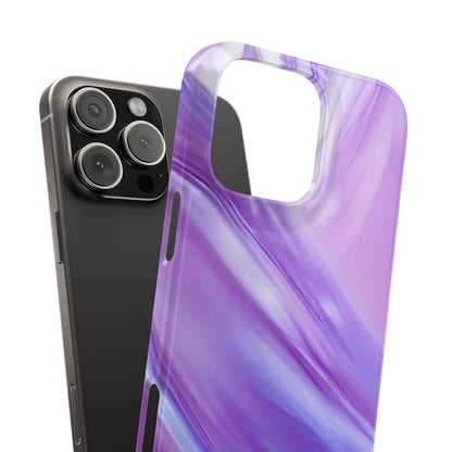 Slim Phone Case – Lavender Wave