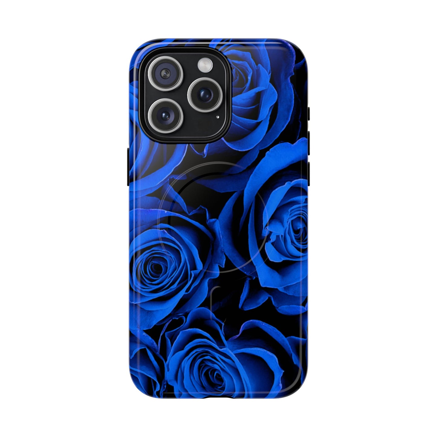 Protective Magnetic Phone Case – Midnight Bloom